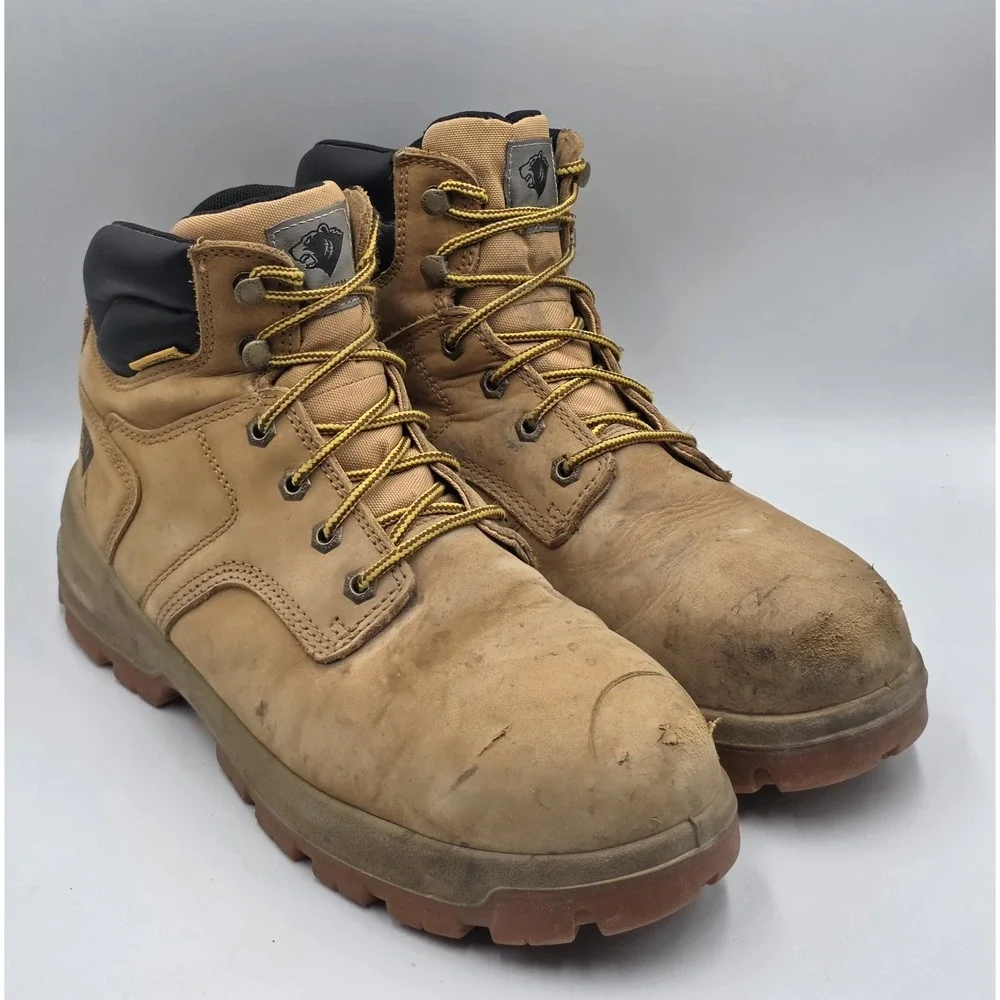 Herman Survivors Grizzly Steel Toe Work Boots Men's 10.5W Brown ASTM F2413-18